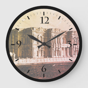 Vintag Turkey Istanbul Beylerbeyi palace Large Cl Große Wanduhr