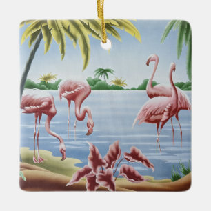Vintag Turner Flamingo Ornament