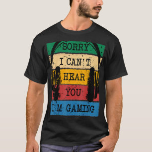 Vintag tut mir leid, dass ich Sie nicht hören kann T-Shirt