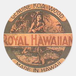 Vintag Ukulele Sticker