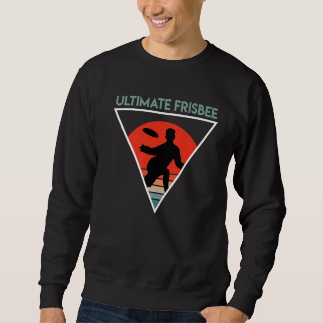 Vintag Ultimate Frisbee Retro Sweatshirt (Vorderseite)
