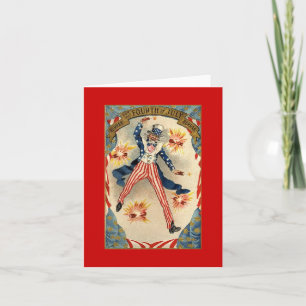 Vintag Uncle Sam Karte