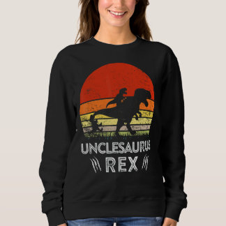 Vintag Unclesaurus Rex Dinosaurier Matching Family Sweatshirt