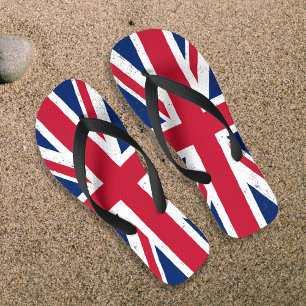 Vintag Union Jack Flip Flops