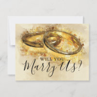 Vintag unser Beamter | Wedding Rings Marry Us
