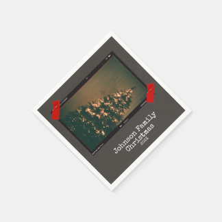 Vintag Upcycle Instant Foto Schreibmaschine Weihna Serviette