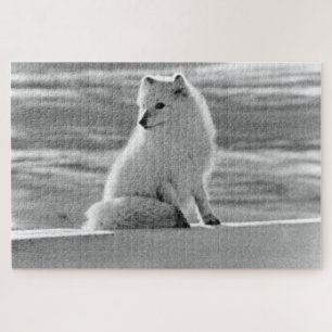 Vintag USA Alaska Arctic fox Puzzle