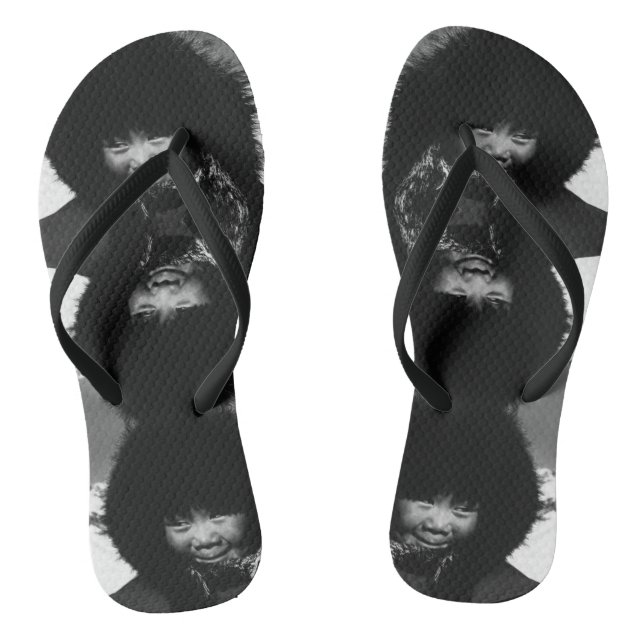 Vintag USA Alaska eskimo child Flip Flops (Fußbett)