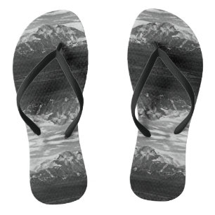 Vintag USA Alaska Mt Mckinley Nationalpark Flip Flops