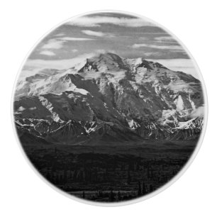 Vintag USA Alaska Mt Mckinley Nationalpark Keramikknauf