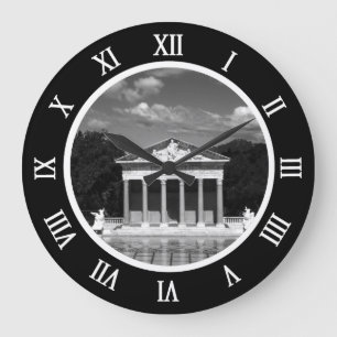 Vintag USA California San Simeon Neptune Pool Cak Große Wanduhr