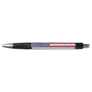 Vintag USA Flag Patrioamerikanisches Red White Blu Kugelschreiber