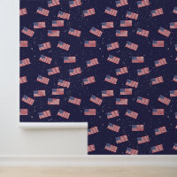 Vintag USA Flag Patrioamerikanisches Red White Blu