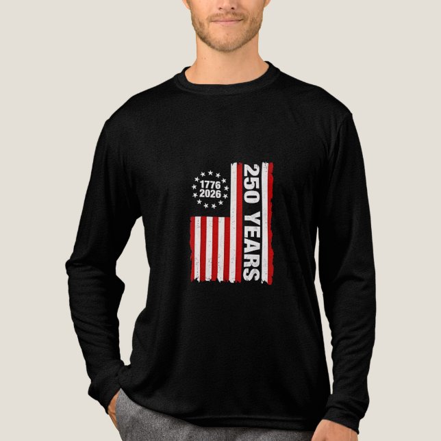Vintag USA Halbjahrhundert 250 Tri-Blend Shirt (Vorderseite)