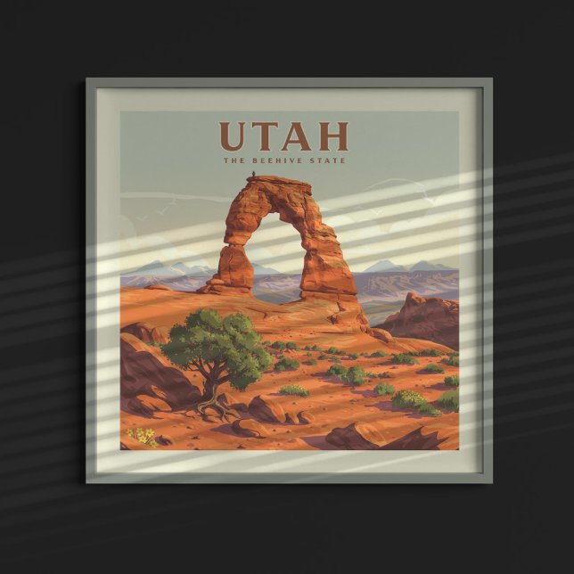 Vintag Utah Poster (Von Creator hochgeladen)