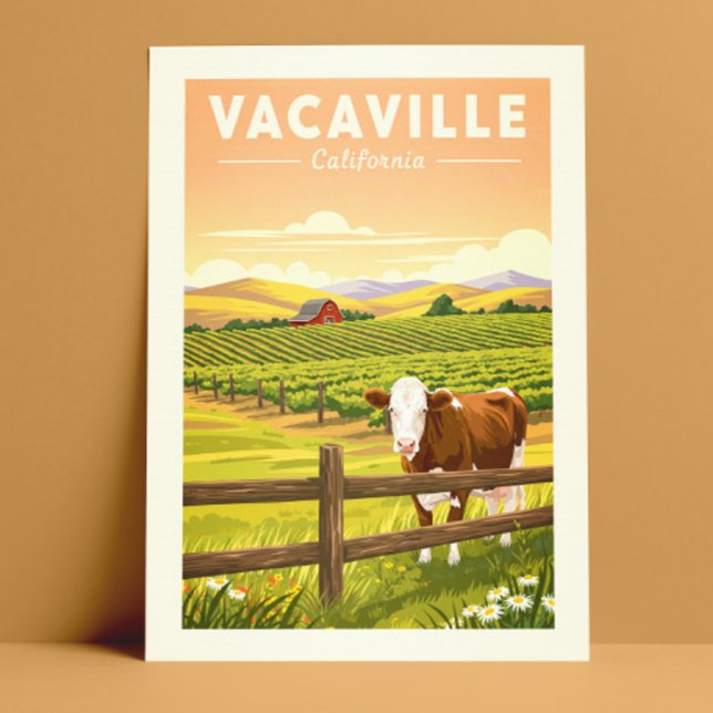 Vintag Vacaville California Postkarte (Von Creator hochgeladen)