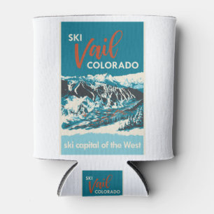 Vintag Vail Ski Poster Dosenkühler