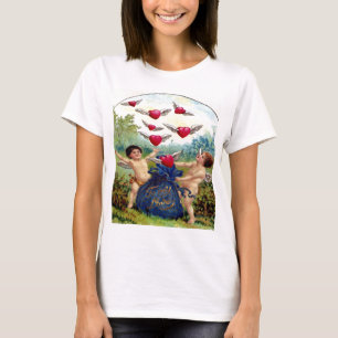 Vintag Valentine Cherubs T-Shirt