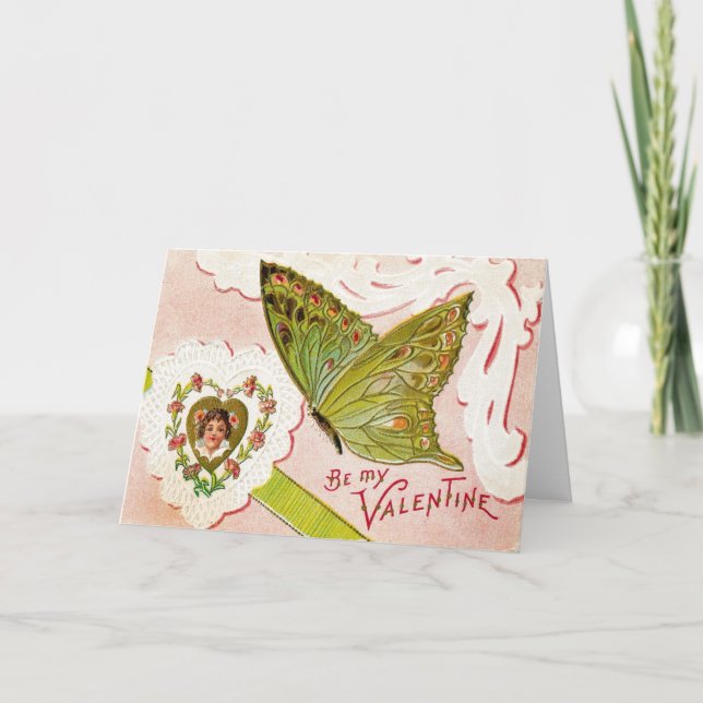 Vintag Valentine Feiertagskarte (Vorderseite)