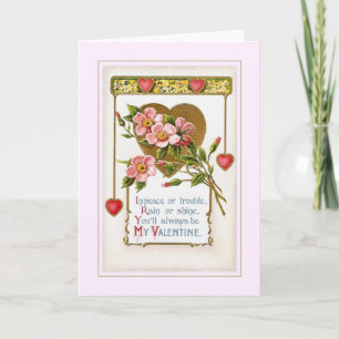Vintag Valentine Feiertagskarte