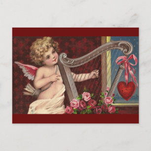 Vintag Valentine Feiertagspostkarte