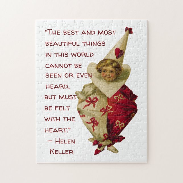 Vintag Valentine Jigsaw Puzzle (Vertikal)