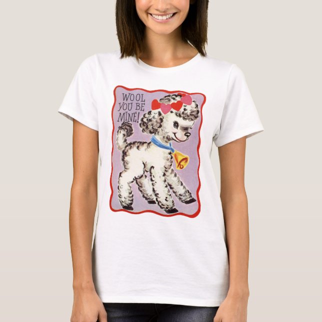 Vintag Valentine Lamb T-Shirt (Vorderseite)