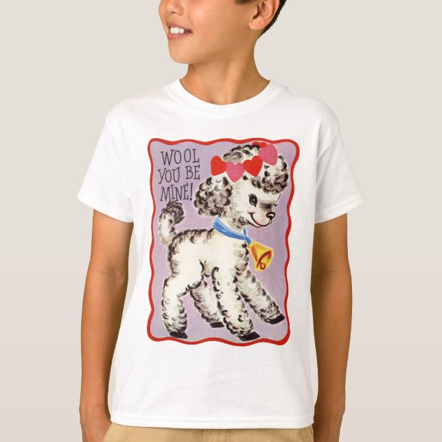 Vintag Valentine Lamb T-Shirt (Vorderseite)