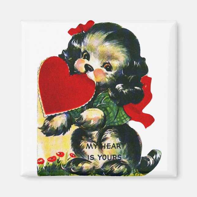 Vintag Valentine Magnet (Vorne)