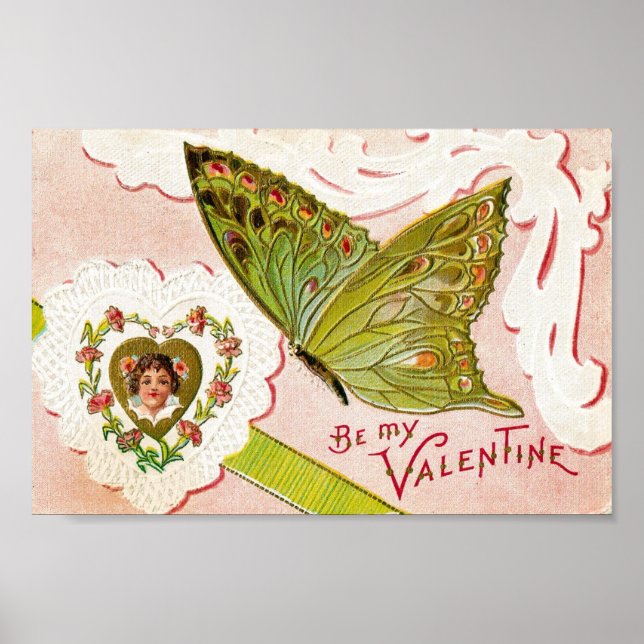 Vintag Valentine Poster (Vorne)