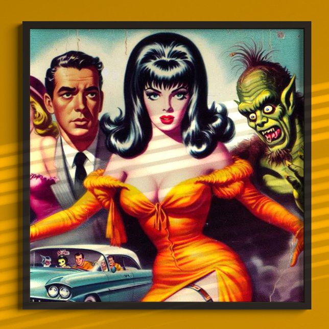 Vintag Vampire Girl Poster (Von Creator hochgeladen)