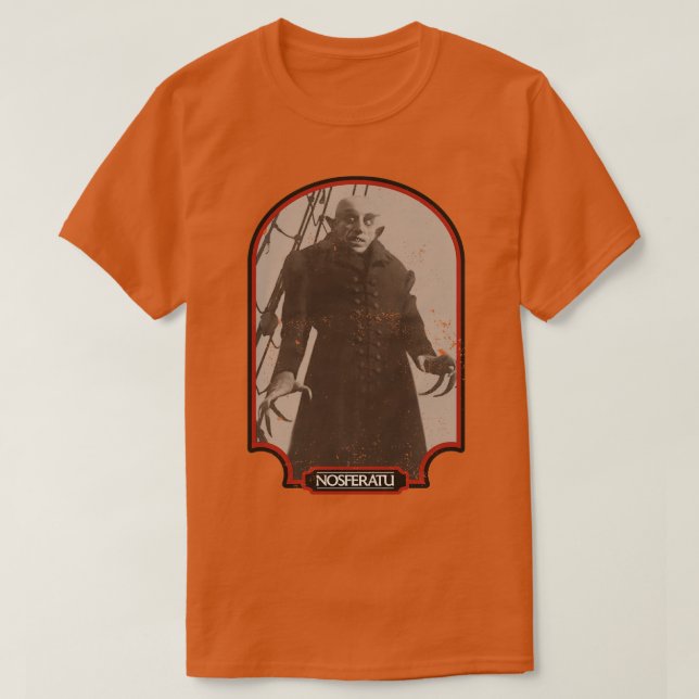 Vintag Vampire Horror 1922 T-Shirt (Design vorne)