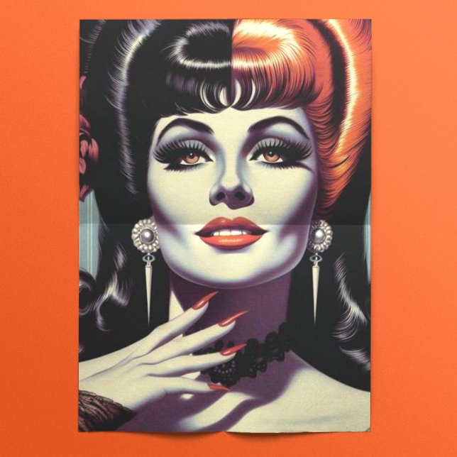 Vintag Vampire Woman Seidenpapier (Von Creator hochgeladen)