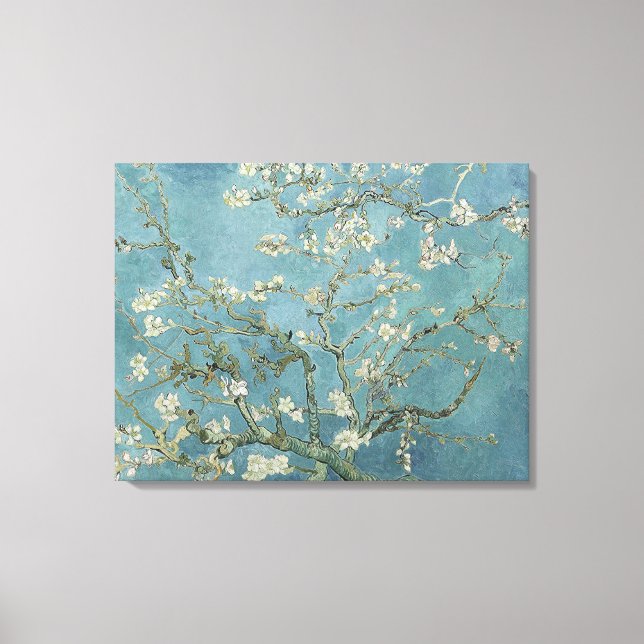 Vintag Van Gogh Almond Blossom Leinwanddruck (Vorderseite)