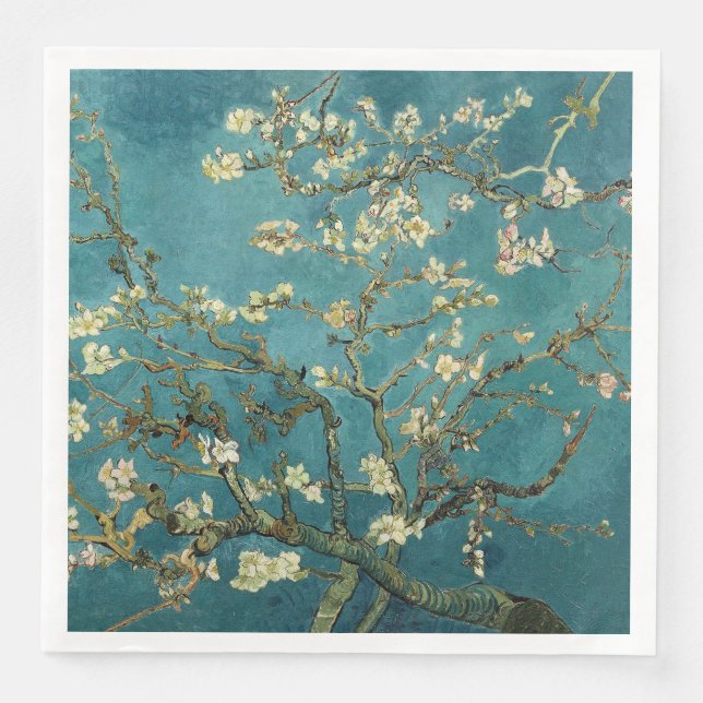 Vintag Van Gogh Almond Blossom Serviette (Vorderseite)