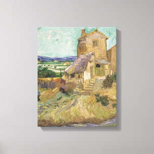 Vintag Van Gogh Die alte Mühle Leinwanddruck