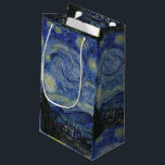 Vintag Van Gogh: Die Sternennacht Kleine Geschenktüte<br><div class="desc">Dieses Design wird von Vincent van Gogh's 1889 Ölgemälde auf der Leinwand "The Starry Night" inspiriert.</div>