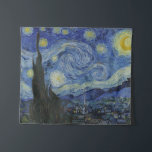 Vintag Van Gogh: Die Sternennacht Wandteppich<br><div class="desc">Eine Reproduktion von Vincent van Gogh's Öl aus dem Jahr 1889 auf der Leinwand Malerei namens "The Starry Night".</div>