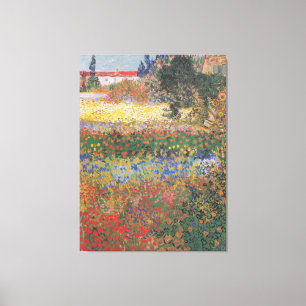 Vintag Van Gogh Flower Garden Leinwanddruck
