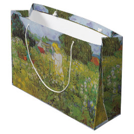 Vintag Van Gogh Marguerite Gachet im Garten L Große Geschenktüte