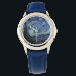 Vintag Van Gogh Starry Night Armbanduhr<br><div class="desc">Karo aus unserer Vintagen Vincent Van Gogh Starry Night Uhrensammlung. Alle unsere stilvollen und sportlichen Uhren im Retro-Stil stehen Männern,  Frauen und Kindern zur Verfügung.</div>