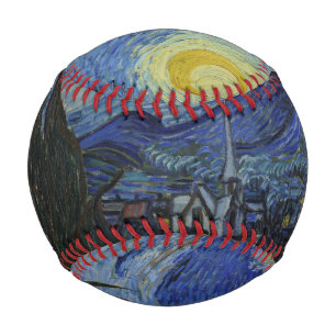 Vintag Van Gogh Starry Night Baseball