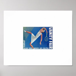 Vintag Vanity Fair Tennis Ad Poster