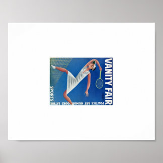 Vintag Vanity Fair Tennis Ad Poster