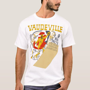 Vintag Vaudeville Auf dem Poster Abstrakte Kunst T-Shirt