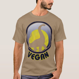 Vintag Veganer Dinosaurier T-Shirt