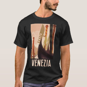 Vintag Venedig Italien Gondelfahrt T-Shirt
