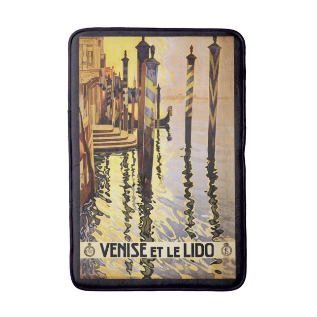 Vintag Venedig Italien Reisen Plakatmatten Badematte (Vorderseite Vertikal)