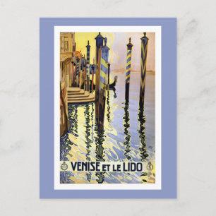 Vintag Venedig Italien Reisen Postkarte