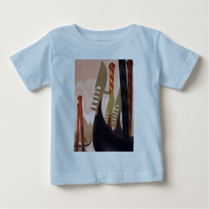 Vintag Venezia Gondolas Baby T-shirt